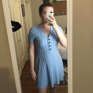 NWT blue striped dress